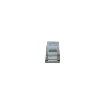 Grille d\'aération inox 116x232mm