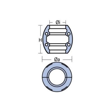 Anode d\'arbre Magnesium