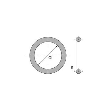 Anneau rond soudé en inox