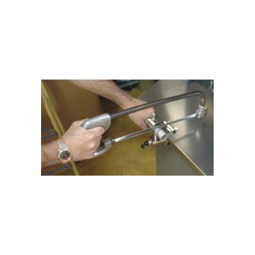 Fixation articulée universelle 360° inox Ø32max