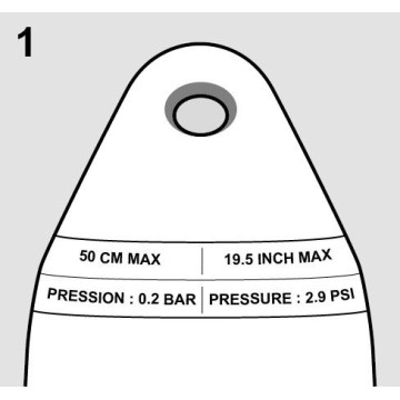 Raccord pour valve (bumber et pare-battage Performance)