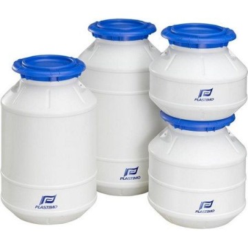 Bidon cylindrique étanche, 6 ou 12 litres