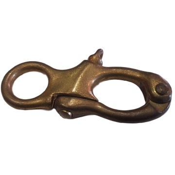 Karabinerhaken Bronze 115mm