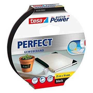 Tesa extra Power Scotch 19mm x 25m noir