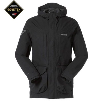 Musto Evolution Sardinia Gore-Tex Long Jacket in Black