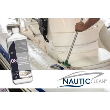 Protection polymère pneumatiques & semi-rigides, Nautic clean 08, bidon 1L
