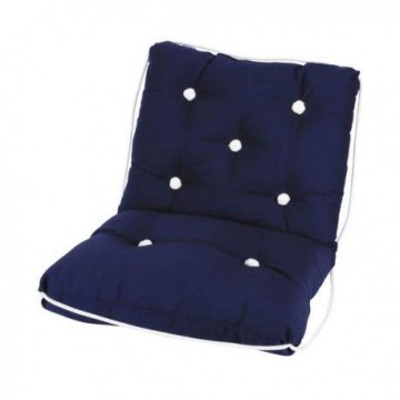 Coussin en Kapok double 80x45x9cm bleu