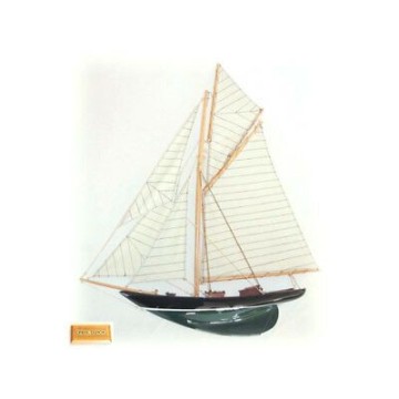 Halbmodell Segelschiff Pen Duick mit Segel