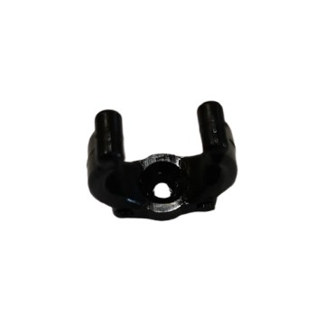 Pince support Ø16mm noir 1 trou