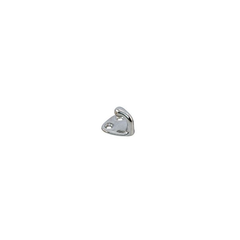 Crochet laiton chromé 25x25mm Crochet laiton chromé 25x25mm
