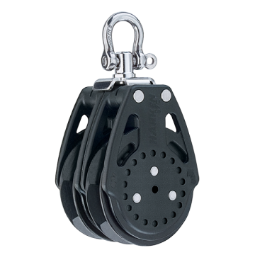 Poulie winch double 57mm Ratchamatic Carbo