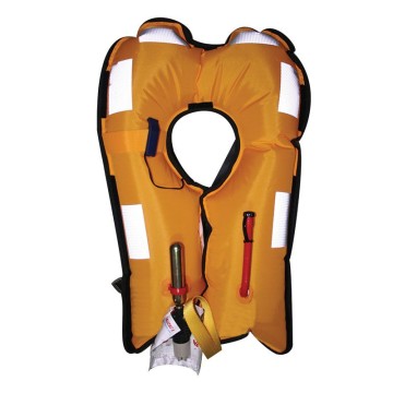 Gilet gonflable enfants \"Alpha\" Lalizas 120N automatique avec harnais, rouge CE ISO 12402-3