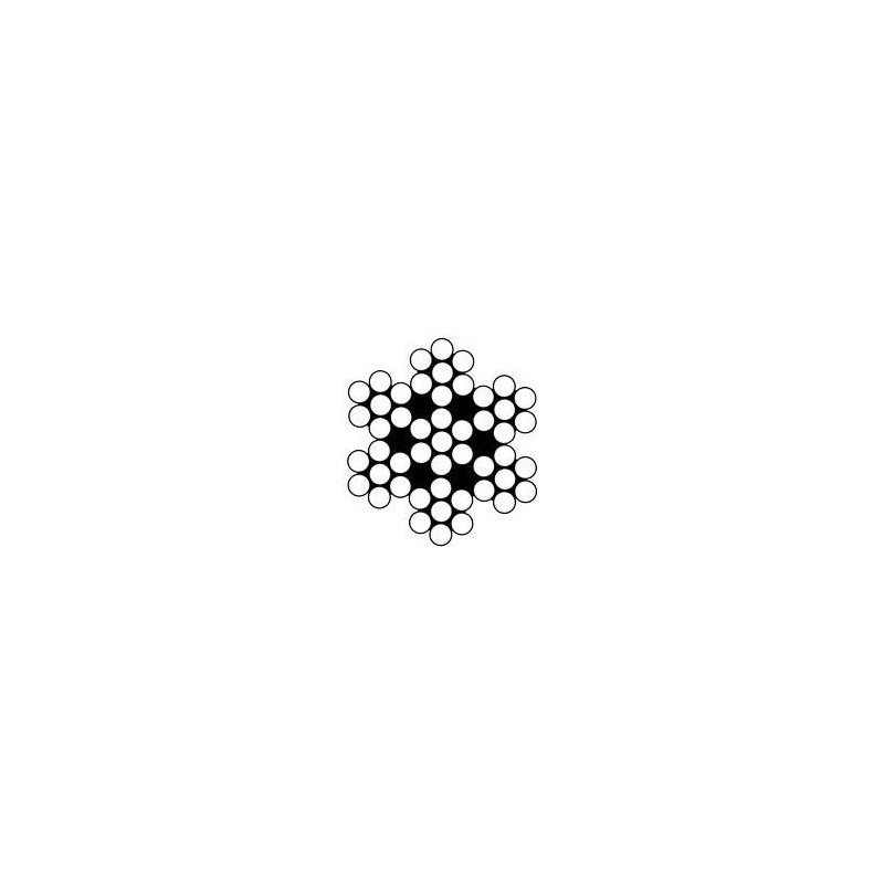 Edelstahldraht Wst.1.4401 7x7 Edelstahldraht Wst.1.4401 7x7