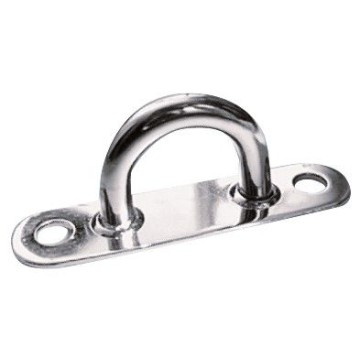 Pontet sur platine, en acier inox, 13x51mm