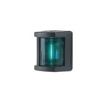 Feu tribord, boîtier noir, 112.5° 12V Aquasignal 25