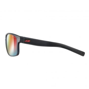 Lunettes soleil Julbo Renegade, noir rouge, Verres Photochromic Reactiv