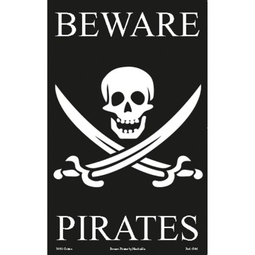 Abwaschtuch Beware Pirates