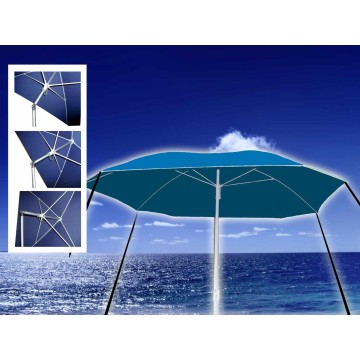 Parasol bleu tissu polyester water+UV resist