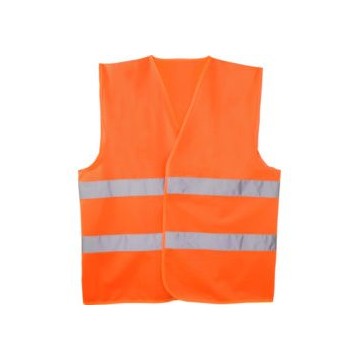 Gilet de signalisation fluorescent orange, taille L