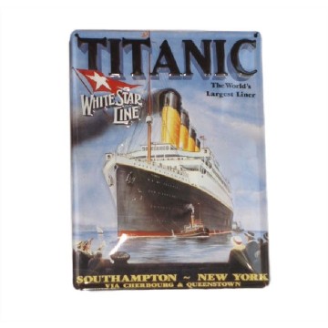 Plaque murale Titanic 20x30cm