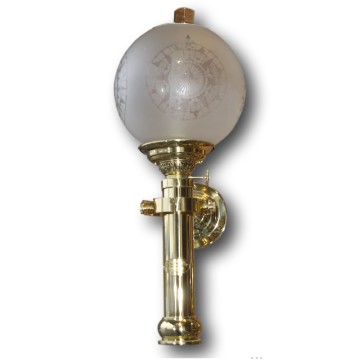 Lampe pétrole murale à bascule E.S. Sorensen