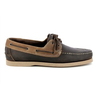 Chaussures bateau en cuir TBS Phenis Marron Tan Miel