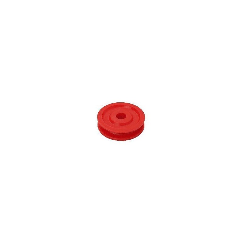RWO Rolle aus Azetal, Rot, 38 X 8 X 6mm RWO Rolle aus Azetal, Rot, 38 X 8 X 6mm