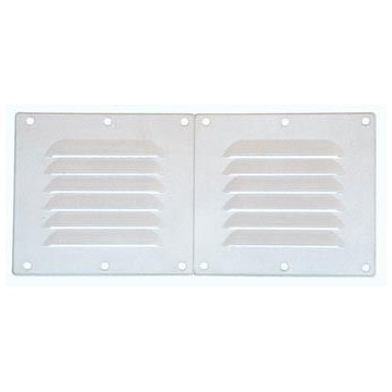 Grille d\'aération double 255 x 115mm