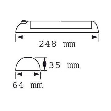 Plafonnier soft à LED