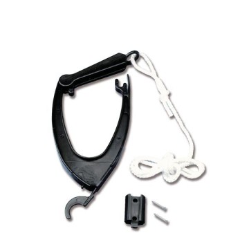 Passe-amarre Jolly Hook en nylon noir