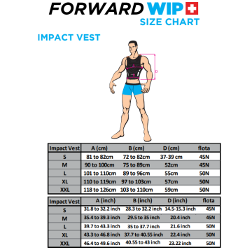 Forward Impact Vest - Regattaweste mit Aufprallschutz