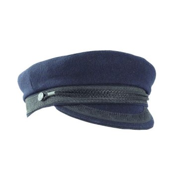 Casquette de marin en laine Camaret Navy