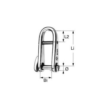 Manille de mouflage inox MXEvo Wichard