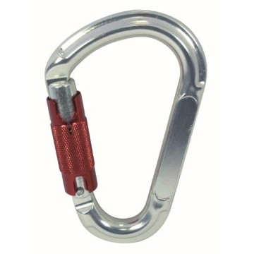 Alu-Karabiner mit Drehverschluss 1/4 Drehung 12x120mm
