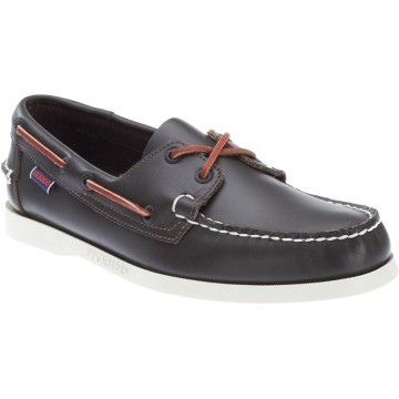 Chaussures bateau en cuir Sebago Docksides, Wine