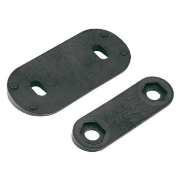 Supports inclinés de 11°, pour taquets coinceurs C-Cleat, T-Cleat et A-Cleat