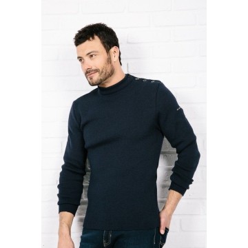 Saint James Seemanns Pullover Herren, Matelot, Navy