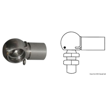 Kugelkopf aus Edelstahl Ø10 mm (Paar)