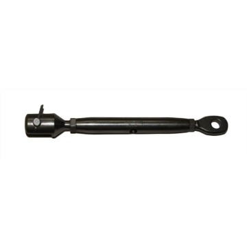 Ridoir Inox à pas de vis UNF 5/16\" M8 fourche + oeil L.143-192mm