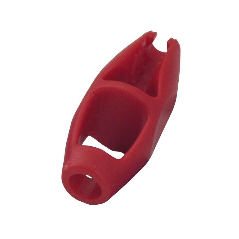 Embout coinceur nylon pour sandow Ø8mm rouge Embout coinceur nylon pour sandow Ø8mm rouge