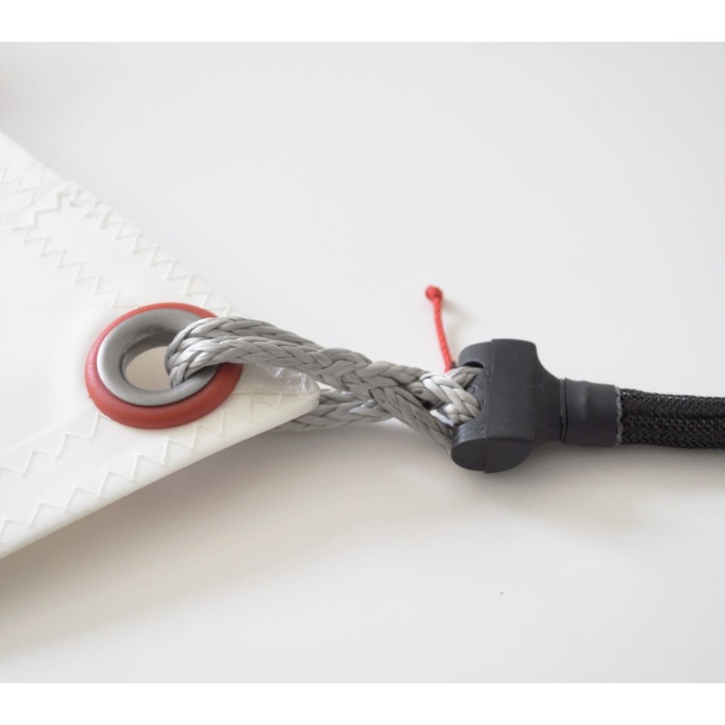 Bracelet en cordage épissé avec mousqueton inox fabriqué en France