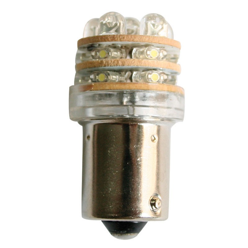 Ampoule Navette LED 12V 2.4W 12LED 44mm (lot de 2 pièces)