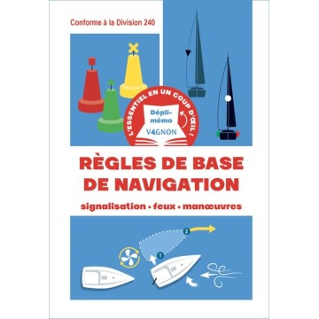 Règles de base de navigation Dépli-mémo Vagnon