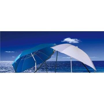 Parasol bleu tissu polyester water+UV resist