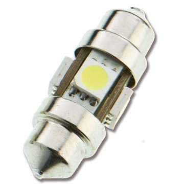 Ampoule Navette LED 12V 0.8W 4LED 31mm (lot de 2 pièces)