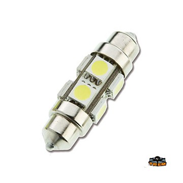 Ampoule Navette LED 12V 1.7W 8LED 39mm (lot de 2 pièces)