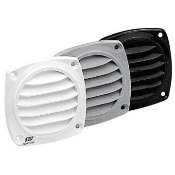 Grille plastique sans manchon 82x82 blanche