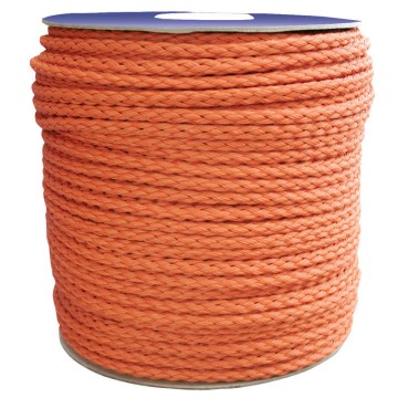 Corde flottante tressée polyéthylène Ø06 mm orange