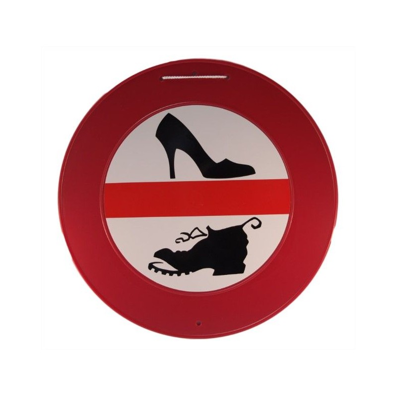 Verbotsschild Schuhverbot Verbotsschild Schuhverbot