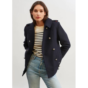 Caban Saint James femme Ste Brigitte, Navy